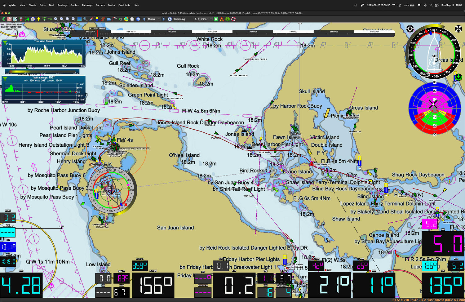 qtVlm map on tablette